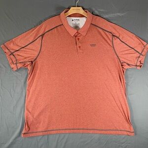 Alaskan Hardgear Polo Shirt Men's XXL Short Sleeve Red Duluth Trading Workwear